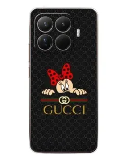 Чехол для Xiaomi 15T Pro с картинкой «Минни Маус Gucci — черный»