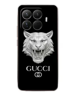 Чехол для Xiaomi 15T Pro с картинкой «Gucci — серебряный лев»