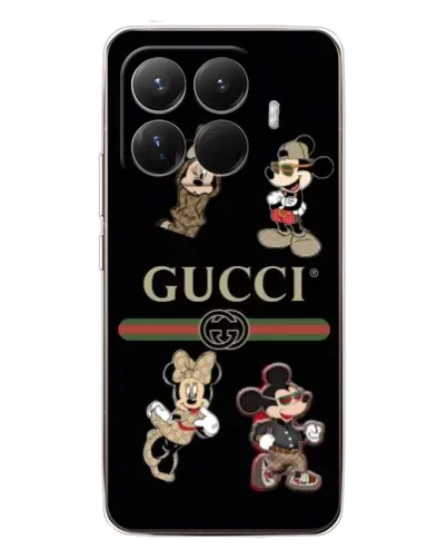 Чехол для Xiaomi 15T Pro с картинкой «Gucci — герои Disney и монограмма» Чехол для Xiaomi 15T Pro с картинкой «Gucci — герои Disney и монограмма»