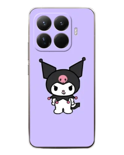 Чехол для Xiaomi 15T Pro с картинкой «Kuromi — нежный фиолетовый»