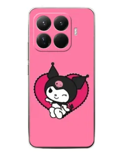 Чехол для Xiaomi 15T Pro с картинкой «Kuromi — любовь в сердце»