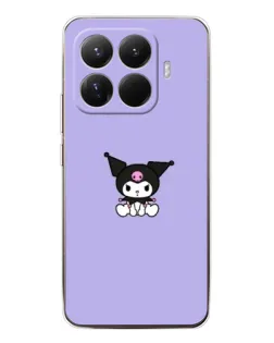Чехол для Xiaomi 15T Pro с картинкой «Kuromi — фиолетовый минимализм»