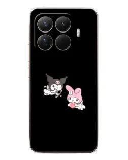 Чехол для Xiaomi 15T Pro с картинкой «My Melody и Kuromi»