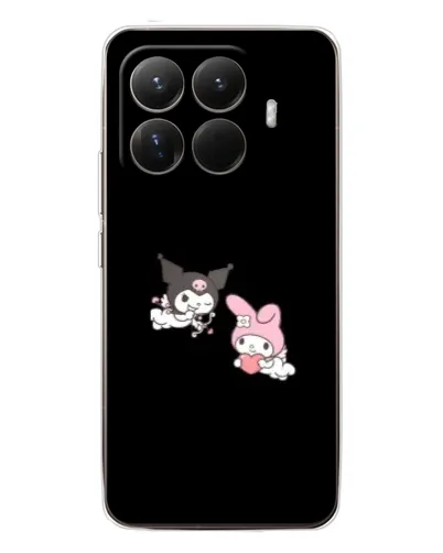 Чехол для Xiaomi 15T Pro с картинкой «My Melody и Kuromi»