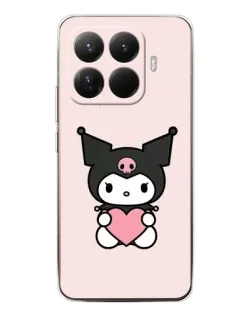 Чехол для Xiaomi 15T Pro с картинкой «Kuromi и сердце»