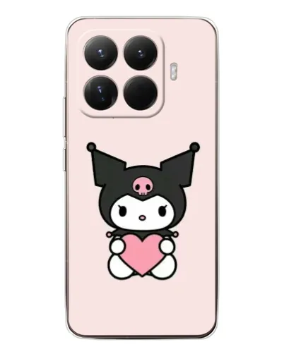 Чехол для Xiaomi 15T Pro с картинкой «Kuromi и сердце»