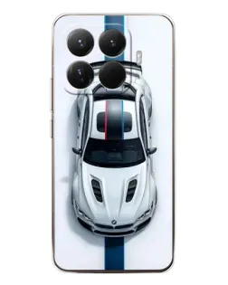 Чехол для Xiaomi 15T Pro с картинкой «Вид сверху — BMW M»