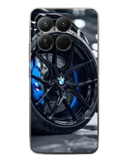 Чехол для Xiaomi 15T Pro с картинкой «Колесо BMW вблизи»