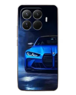 Чехол для Xiaomi 15T Pro с картинкой «Голубая BMW M4»