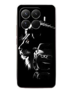 Чехол для Xiaomi 15T Pro с картинкой «BMW и лев»
