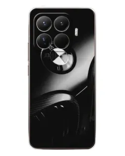 Чехол для Xiaomi 15T Pro с картинкой «Эмблема BMW — макро»