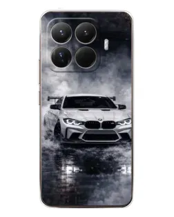 Чехол для Xiaomi 15T Pro с картинкой «BMW сквозь туман»