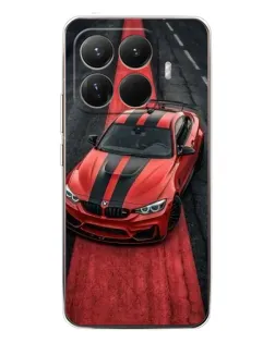 Чехол для Xiaomi 15T Pro с картинкой «BMW на красной дорожке»