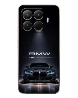 Чехол для Xiaomi 15T Pro с картинкой «BMW сквозь ночной город» Чехол для Xiaomi 15T Pro с картинкой «BMW сквозь ночной город»