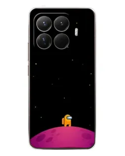 Чехол для Xiaomi 15T Pro с картинкой «Одинокий герой на планете»