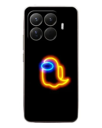 Чехол для Xiaomi 15T Pro с картинкой «Among Us неоновое сияние»