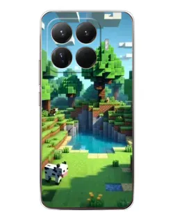 Чохол для Xiaomi 15T Pro з картинкою «Minecraft літній день»