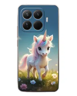 Чехол для Xiaomi 15T Pro с картинкой «Единорог на поляне» Чехол для Xiaomi 15T Pro с картинкой «Единорог на поляне»
