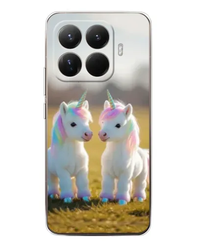 Чехол для Xiaomi 15T Pro с картинкой «Пара единорогов» Чехол для Xiaomi 15T Pro с картинкой «Пара единорогов»