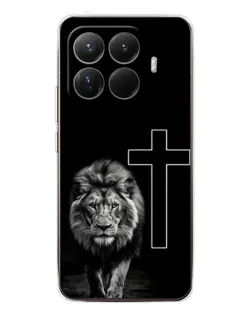 Чехол для Xiaomi 15T Pro с картинкой «Лев и Крест» Чехол для Xiaomi 15T Pro с картинкой «Лев и Крест»