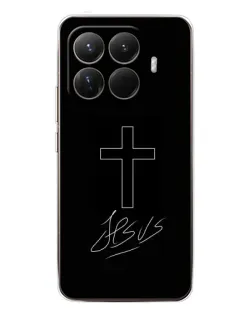 Чехол для Xiaomi 15T Pro с картинкой «Графический крест Jesus» Чехол для Xiaomi 15T Pro с картинкой «Графический крест Jesus»