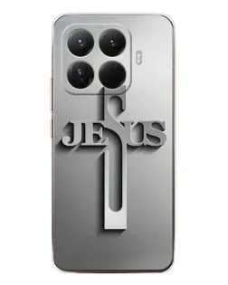 Чехол для Xiaomi 15T Pro с картинкой «Металлический крест Jesus» Чехол для Xiaomi 15T Pro с картинкой «Металлический крест Jesus»