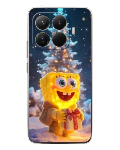 Чехол для Xiaomi 15T Pro с картинкой «Рождественский Спанч Боб» Чехол для Xiaomi 15T Pro с картинкой «Рождественский Спанч Боб»