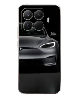 Чехол для Xiaomi 15T Pro с картинкой «Tesla Model S Look»