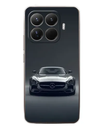 Чехол для Xiaomi 15T Pro с картинкой «Mercedes на черном» Чехол для Xiaomi 15T Pro с картинкой «Mercedes на черном»