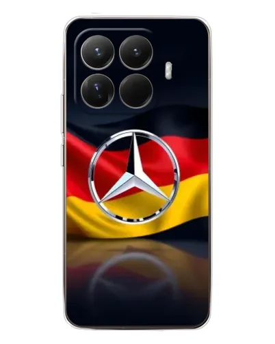 Чехол для Xiaomi 15T Pro с картинкой «Mercedes — флаг Германии» Чехол для Xiaomi 15T Pro с картинкой «Mercedes — флаг Германии»