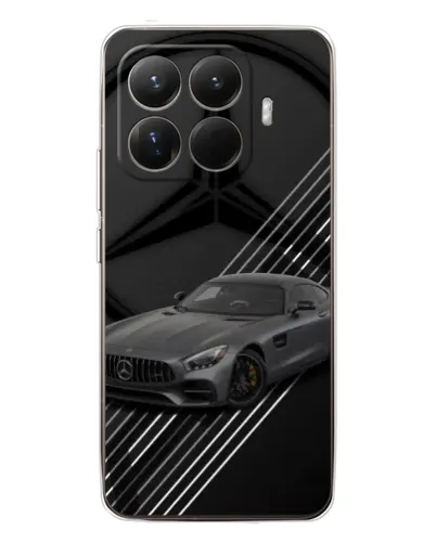 Чехол для Xiaomi 15T Pro с картинкой «Mercedes AMG — графика» Чехол для Xiaomi 15T Pro с картинкой «Mercedes AMG — графика»