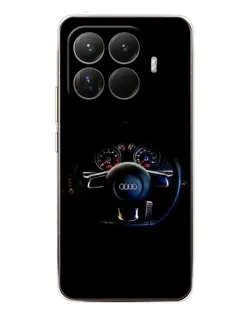 Чехол для Xiaomi 15T Pro с картинкой «Салон Audi — руль»