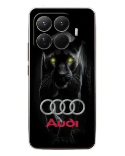 Чехол для Xiaomi 15T Pro с картинкой «Пантера и Audi» Чехол для Xiaomi 15T Pro с картинкой «Пантера и Audi»