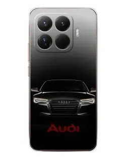 Чехол для Xiaomi 15T Pro с картинкой «Audi — градиентный контур» Чехол для Xiaomi 15T Pro с картинкой «Audi — градиентный контур»