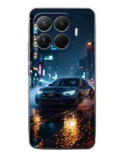 Чехол для Xiaomi 15T Pro с картинкой «Ночной город и Audi» Чехол для Xiaomi 15T Pro с картинкой «Ночной город и Audi»