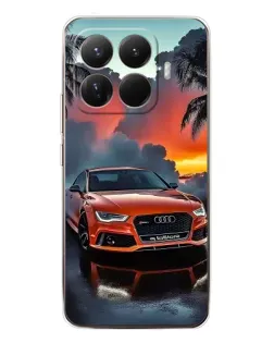 Чехол для Xiaomi 15T Pro с картинкой «Audi — закат» Чехол для Xiaomi 15T Pro с картинкой «Audi — закат»