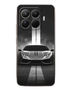 Чехол для Xiaomi 15T Pro с картинкой «Lamborghini симметрия дорог»