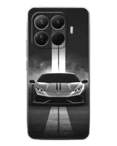 Чехол для Xiaomi 15T Pro с картинкой «Lamborghini симметрия дорог»