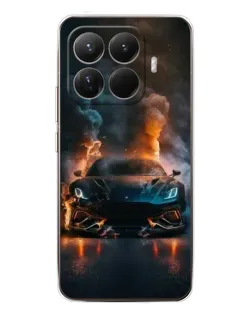 Чехол для Xiaomi 15T Pro с картинкой «Lamborghini дымная эстетика»