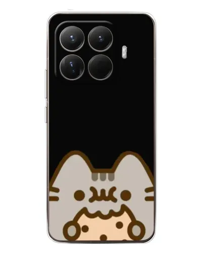 Чехол для Xiaomi 15T Pro с картинкой «Пушин на черном» Чехол для Xiaomi 15T Pro с картинкой «Пушин на черном»
