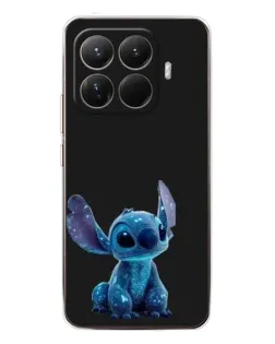 Чехол для Xiaomi 15T Pro с картинкой «Стич на черном»