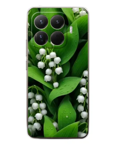 Чехол для Xiaomi 15T Pro с картинкой «Ландыши в зелени»