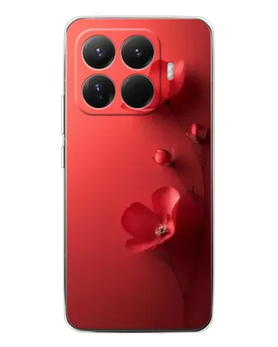 Чехол для Xiaomi 15T Pro с картинкой «Маковые соцветия»