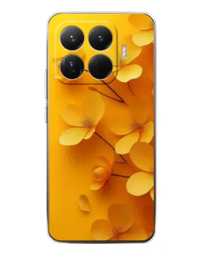 Чехол для Xiaomi 15T Pro с картинкой «Золотые лепестки»