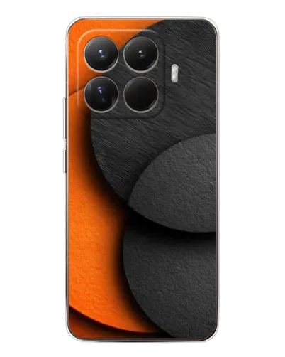 Чехол для Xiaomi 15T Pro с картинкой «Геометрия оранжевых кругов» Чехол для Xiaomi 15T Pro с картинкой «Геометрия оранжевых кругов»