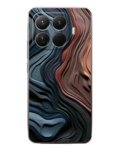 Чехол для Xiaomi 15T Pro с картинкой «Цветные волны каньона» Чехол для Xiaomi 15T Pro с картинкой «Цветные волны каньона»