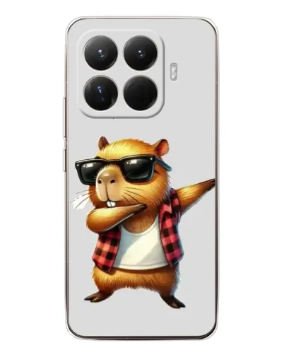 Чехол для Xiaomi 15T Pro с картинкой «Капибара рэпер даб» Чехол для Xiaomi 15T Pro с картинкой «Капибара рэпер даб»
