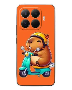 Чехол для Xiaomi 15T Pro с картинкой «Капибара на скутере» Чехол для Xiaomi 15T Pro с картинкой «Капибара на скутере»
