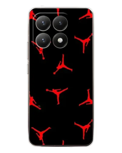 Чехол для Xiaomi 15T с картинкой «Jordan Red Pattern»