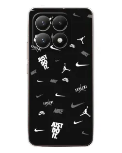 Чехол для Xiaomi 15T с картинкой «Nike Black Pattern» Чехол для Xiaomi 15T с картинкой «Nike Black Pattern»